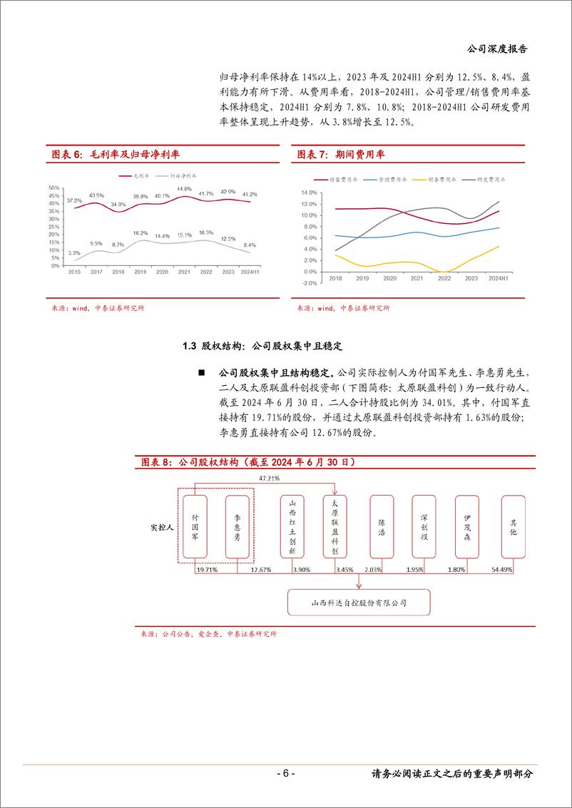 《科达自控(831832)北交所智慧矿山第一股，充换电业务扩展成长空间-240910-中泰证券-17页》 - 第6页预览图