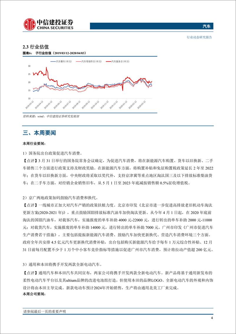 《汽车行业动态：国常会三大政策促进汽车消费，新能源补贴延长至2022年-20200408-中信建投-13页》 - 第6页预览图