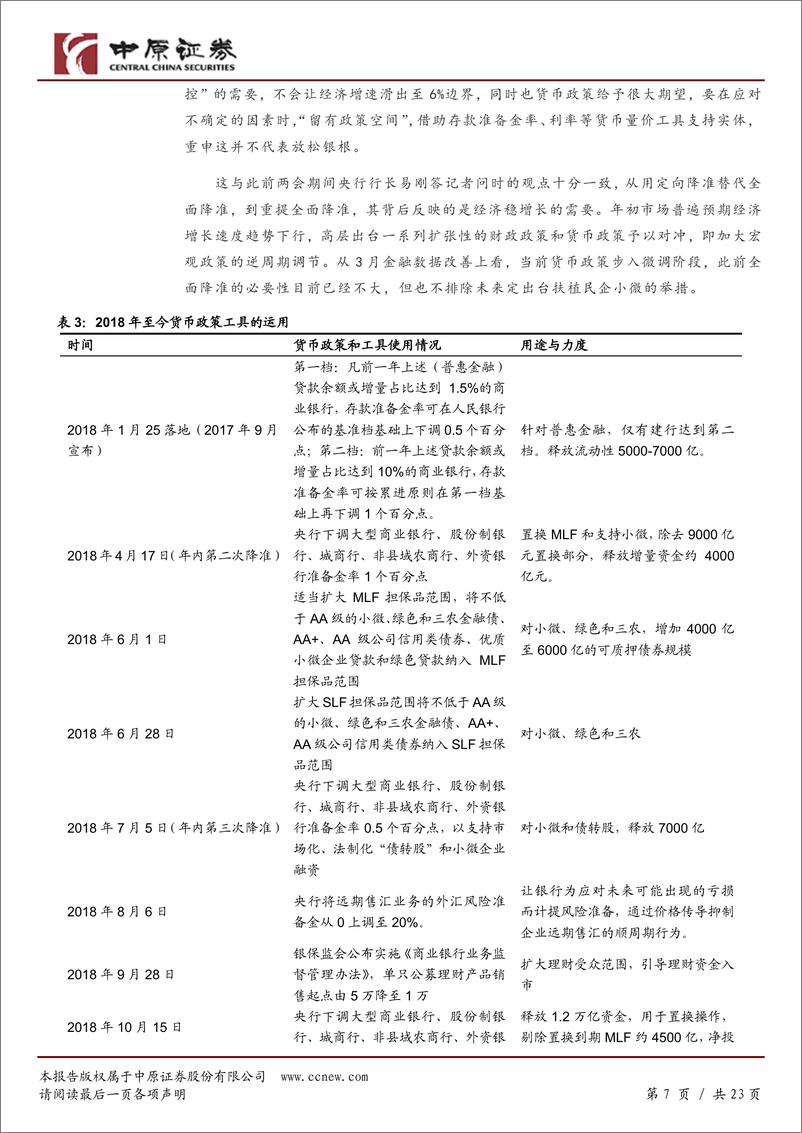 《宏观半年度：多维政策托底经济，逆周期调节对冲下行压力-20190621-中原证券-23页》 - 第8页预览图