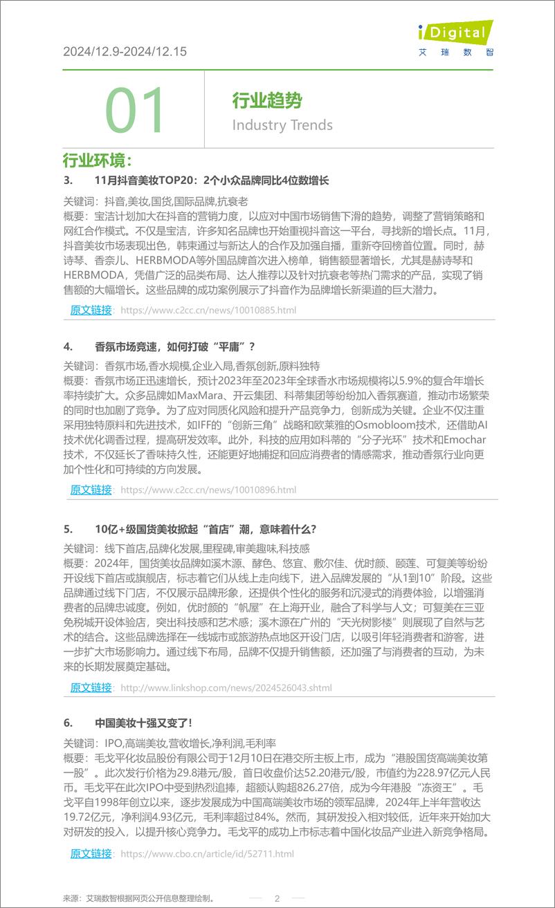 《iR-美妆行业周度市场观察-2024年第51周-5页》 - 第2页预览图