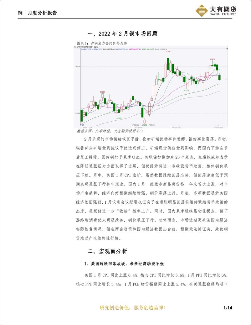 《铜月度分析报告：强预期逐渐兑现，3月铜价震荡上行-20230228-大有期货-15页》 - 第3页预览图