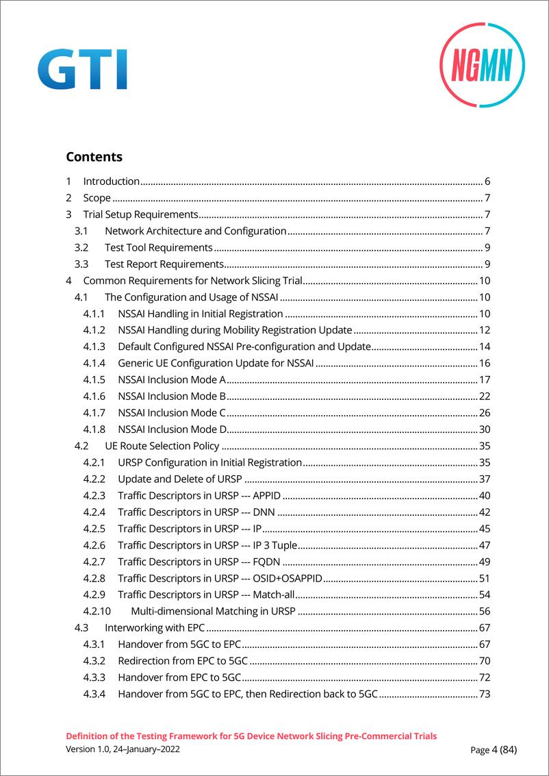 《5G终端切片测试框架定义》-85页 - 第6页预览图