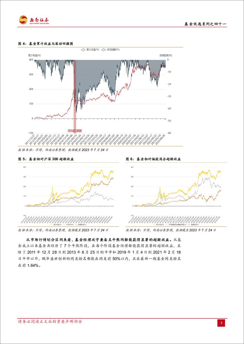 《基金优选系列之四十一：鹏华基金伍旋，践行价值投资派老将，穿越牛熊攻守兼备-20230822-西南证券-24页》 - 第8页预览图