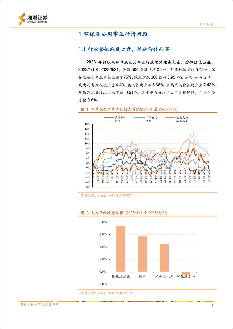 《环保及公用事业行业2023年中期策略：立足双碳，关注电力转型与资源循环-20230627-湘财证券-43页》 - 第7页预览图