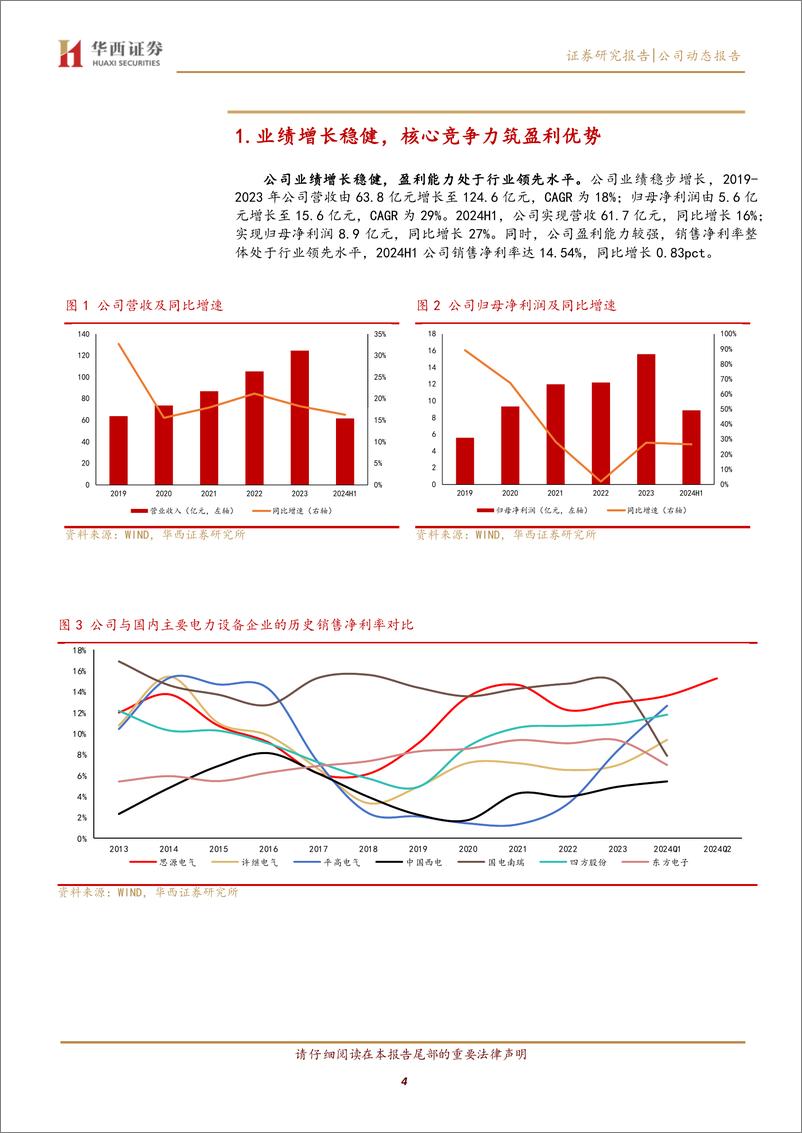 《思源电气(002028)输变电设备领先企业，受益于行业β%2b自身α优势共振-240820-华西证券-12页》 - 第4页预览图