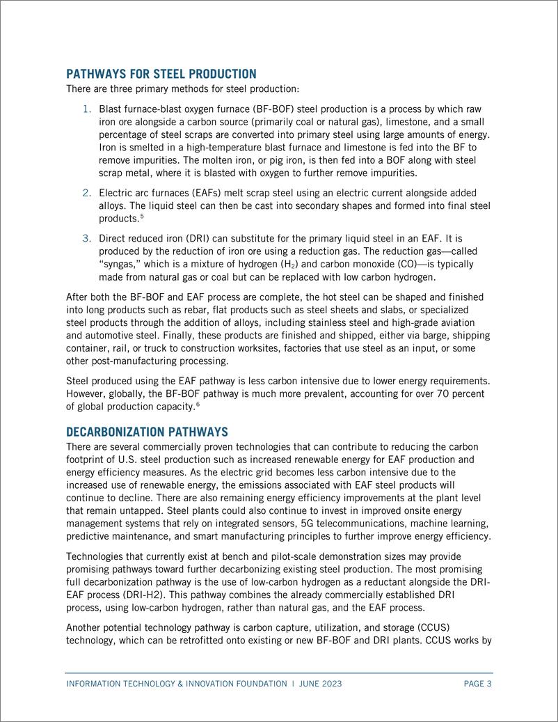 《ITIF-气候技术值得关注：清洁钢铁（英）-2023.6-9页》 - 第4页预览图