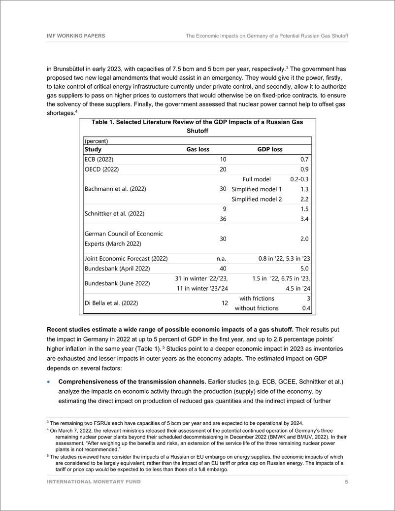 《IMF-俄罗斯天然气潜在关闭对德国的经济影响（英）-2022.7-31页》 - 第6页预览图