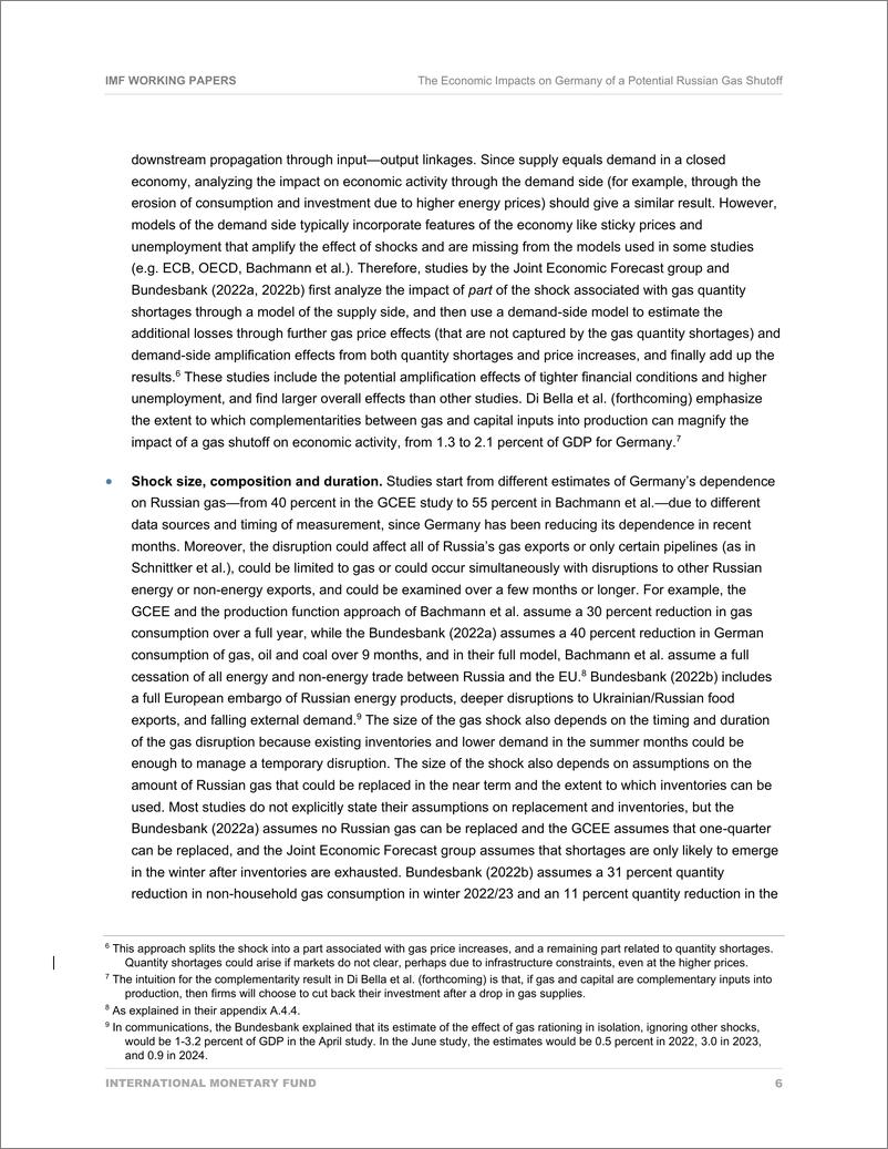 《IMF-俄罗斯天然气潜在关闭对德国的经济影响（英）-2022.7-31页》 - 第7页预览图