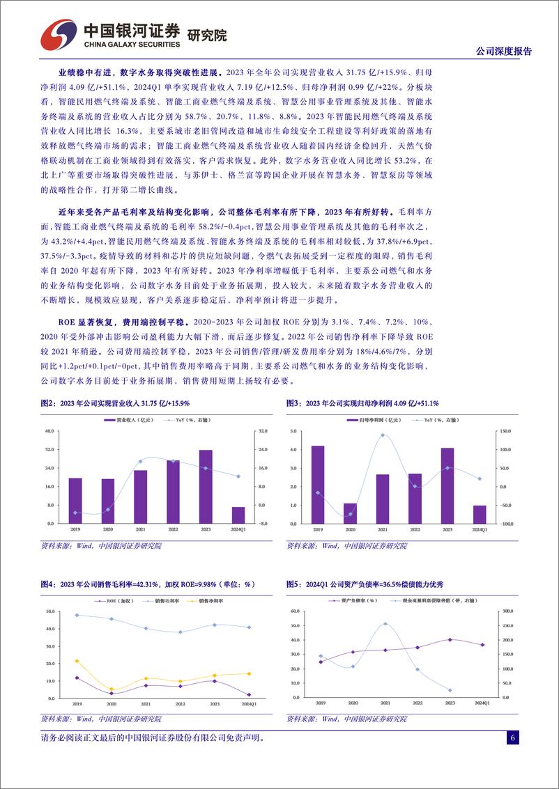 《中国银河-金卡智能-300349-公司深度报告：燃气为基水务为石，氢能计量未来可期》 - 第6页预览图