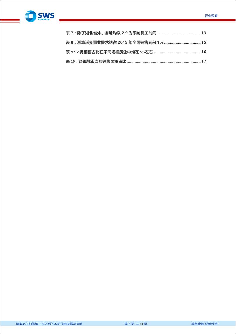 《2003年地产行业复盘暨当前投资判断：一二线安全边际凸显、疫情不改龙头深度价值-20200204-申万宏源-19页》 - 第6页预览图