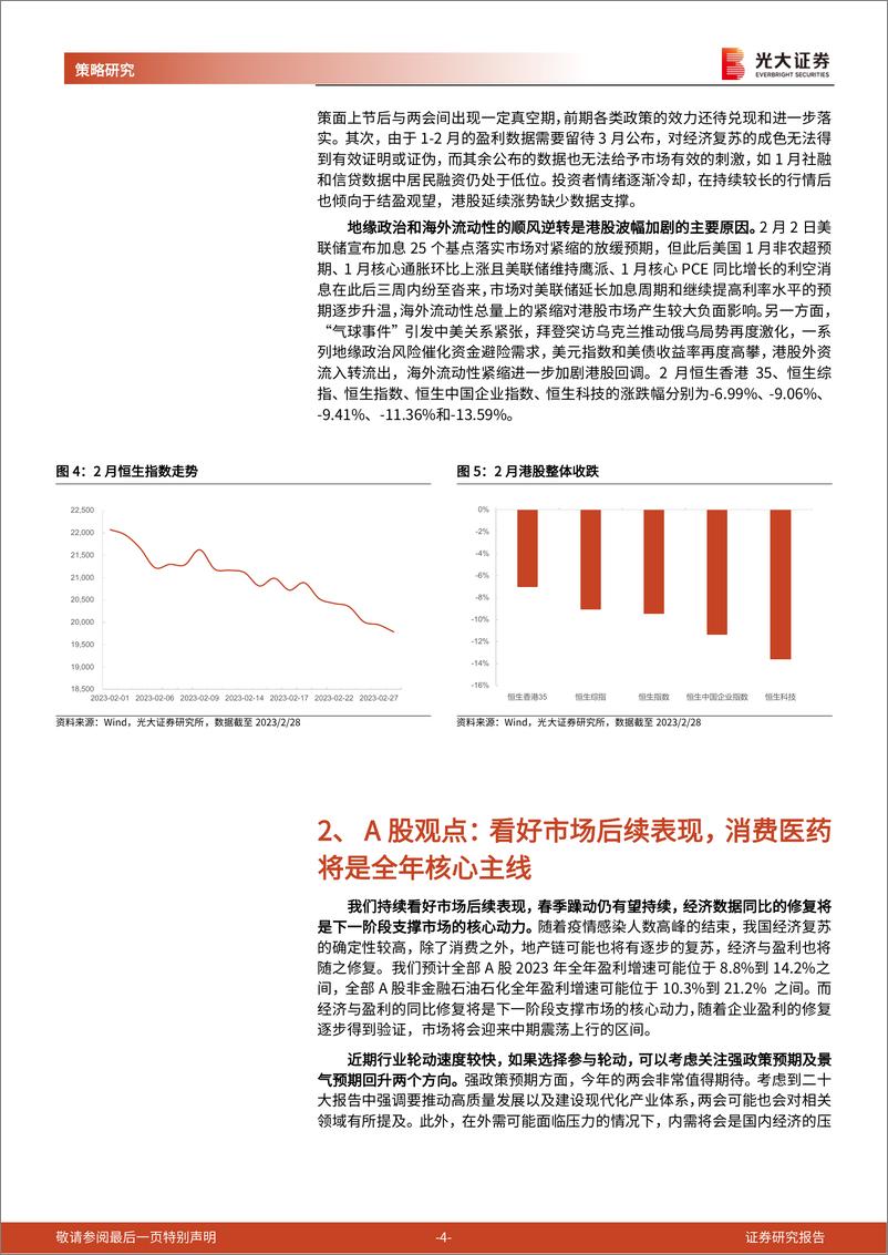《2023年3月A股及港股金股组合：“躁动”仍在时，春风吹又生-20230301-光大证券-18页》 - 第5页预览图