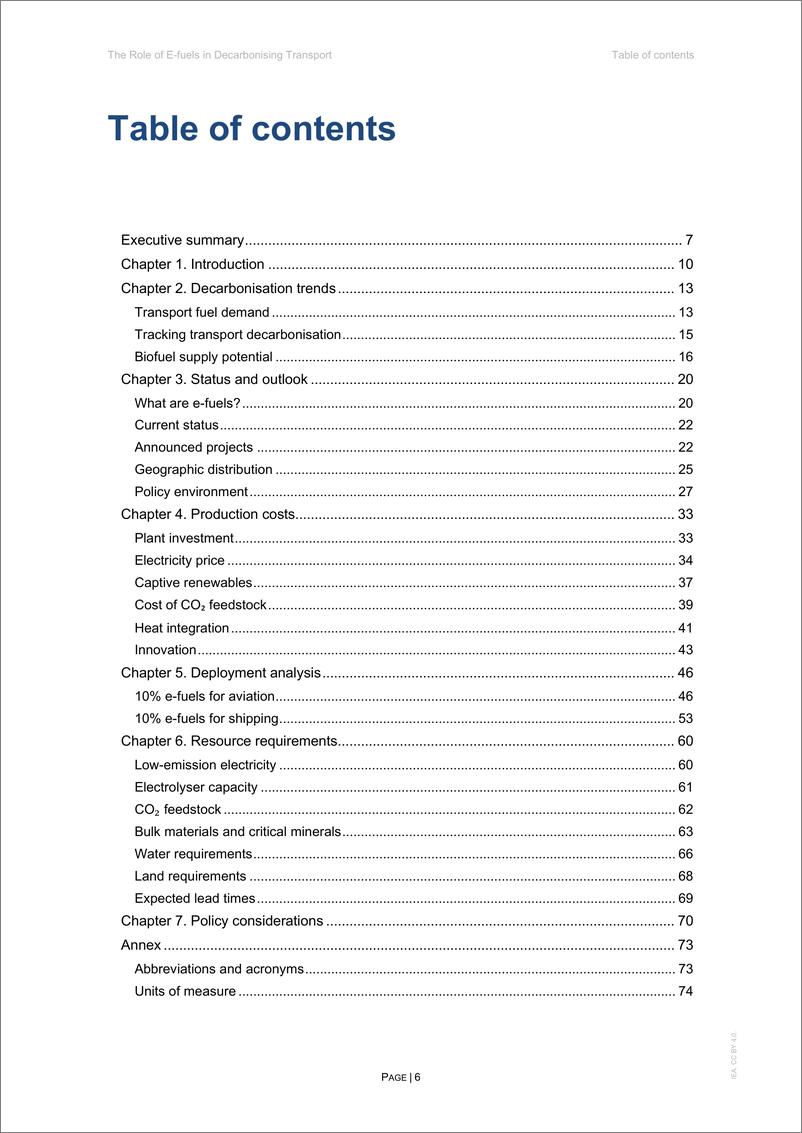 《国际能源署-电子燃料在运输脱碳中的作用【英文版】》 - 第6页预览图