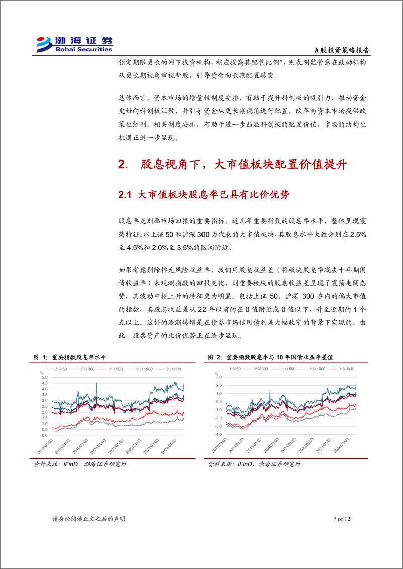 《A股市场投资策略报告：以科创板为矛，以大市值为盾-240625-渤海证券-12页》 - 第7页预览图