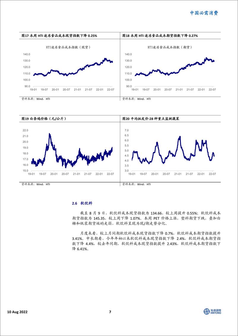 《中国必需消费行业：HTI消费品成本指数，包材价格继续上行，啤酒成本小幅反弹-20220810-海通国际-16页》 - 第8页预览图