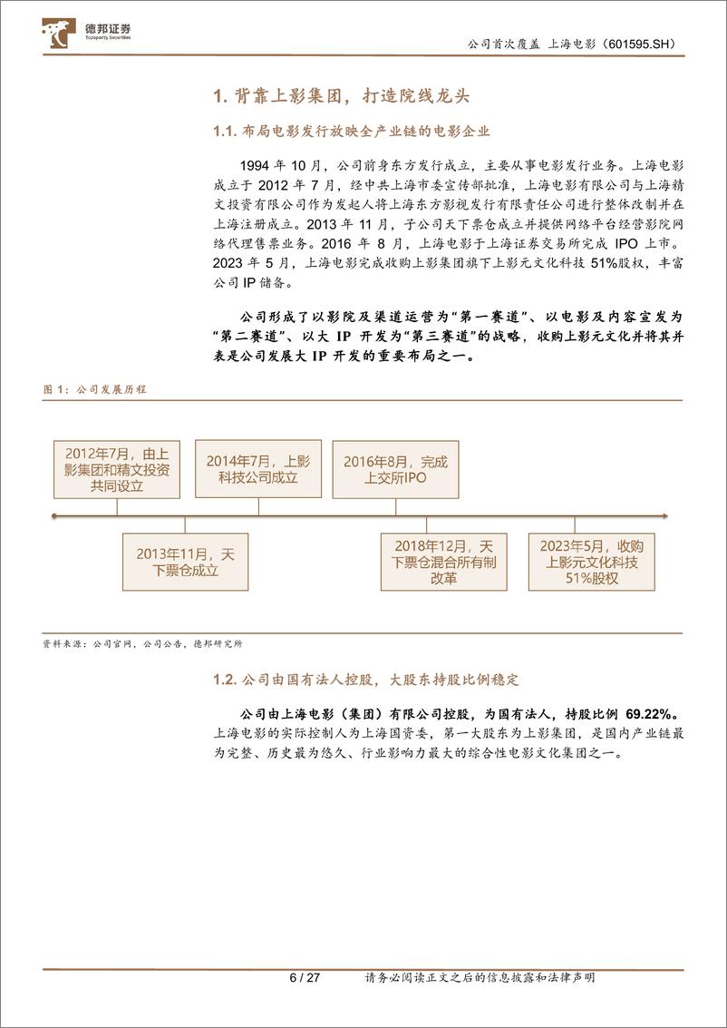 《深度报告-20240123-德邦证券-上海电影-601595.SH-首次覆背靠上影集IP业务繁花盛273mb》 - 第6页预览图