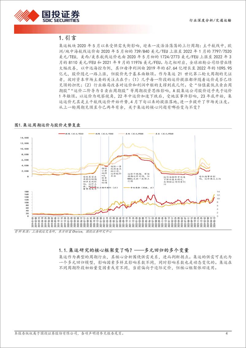 《交通运输行业深度分析-集运：从事件驱动到盈利上修，从船到箱受益递进-240530-国投证券-20页》 - 第4页预览图