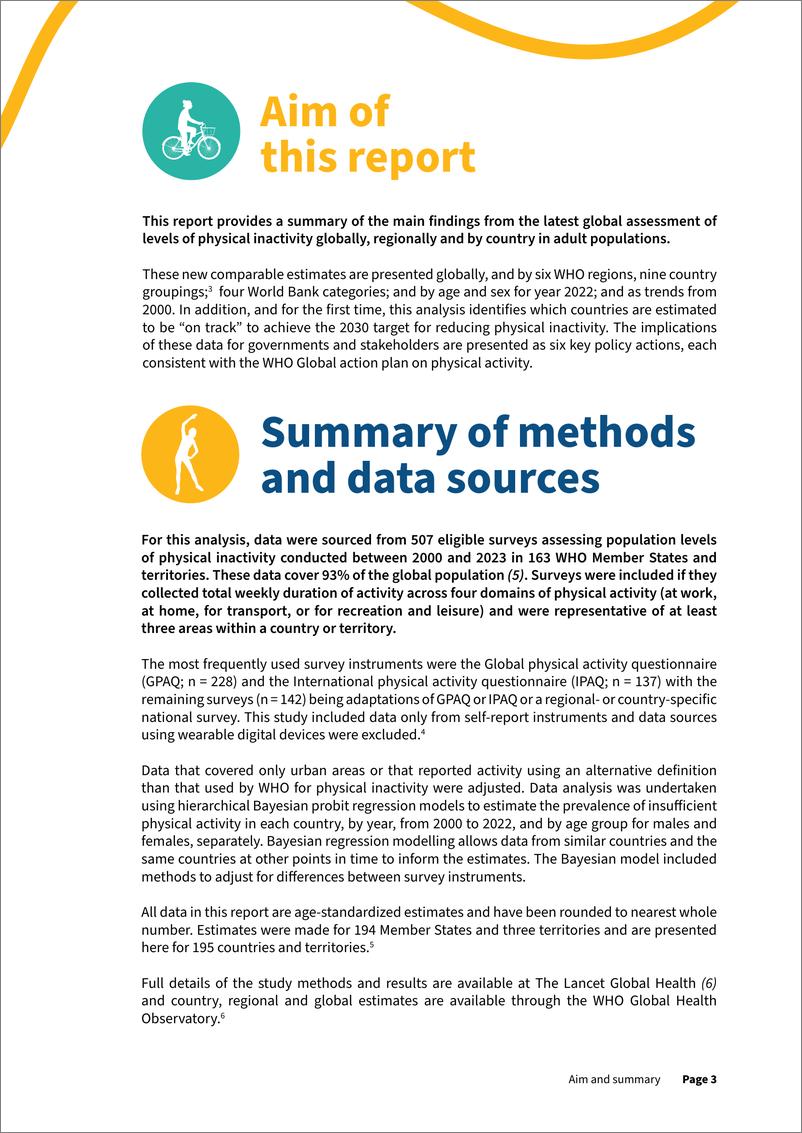 《WHO世界卫生组织_2024全球成年人缺乏体育活动水平报告-2030年偏离轨道_英文版_》 - 第3页预览图