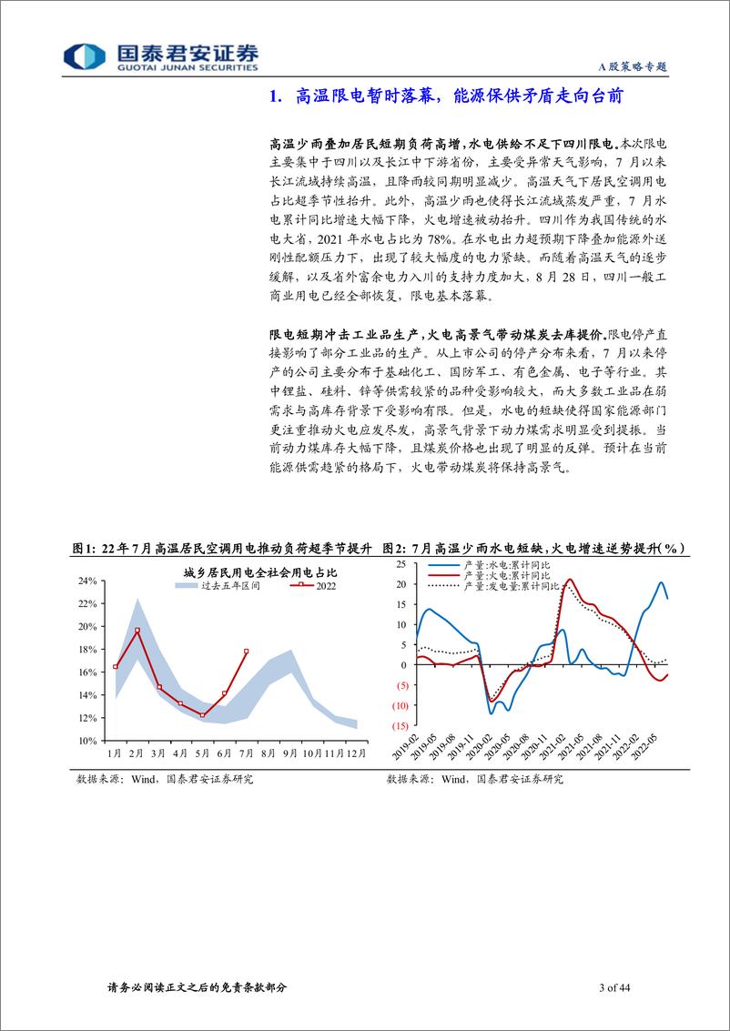 《国君策略联合行业专题：聚焦能源保供，掘金“源网荷储”-20220912-国泰君安-44页》 - 第4页预览图