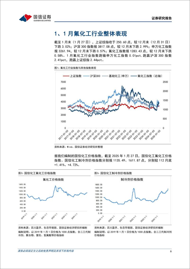 《氟化工行业：2025年1月月度观察，制冷剂价格继续上涨，氟化工企业四季度业绩大增-250205-国信证券-26页》 - 第6页预览图
