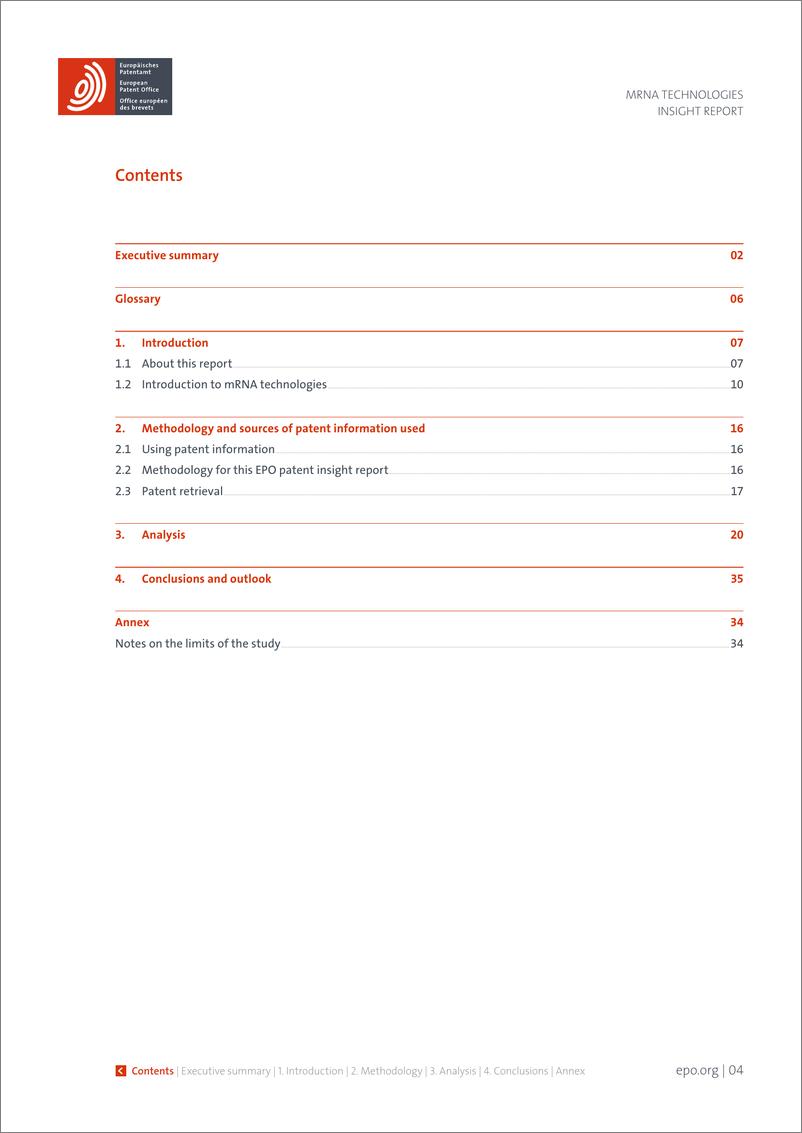 《欧洲专利局_2023年mRNA技术的洞察力报告_英文版_》 - 第4页预览图