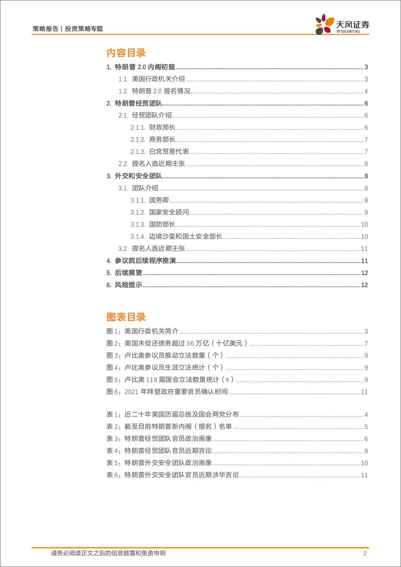 《2025年度策略核心聚焦之特朗普2.0：全球等待特朗普扰动-天风证券-250109-13页》 - 第2页预览图