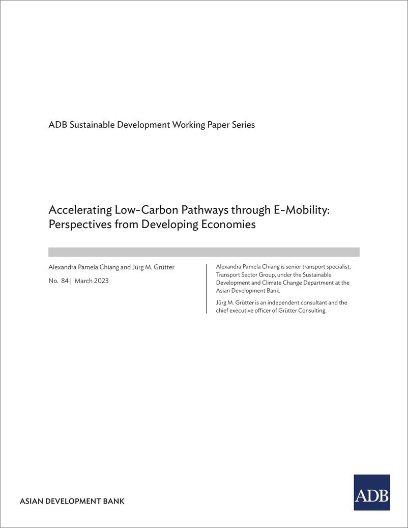 《亚开行-通过电子交通加速低碳道路：发展中国家的视角（英）-2023.3-37页》 - 第4页预览图