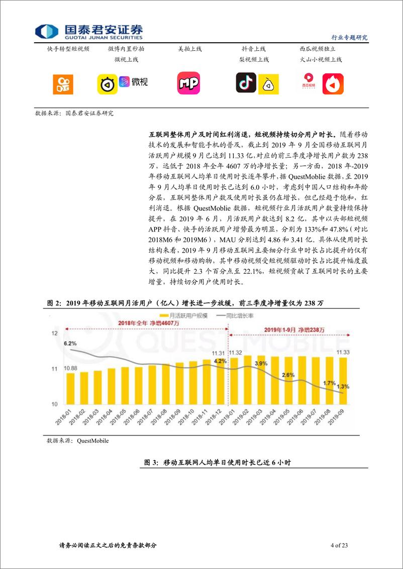 《直播电商行业专题报告：5G望重塑短视频行业，MCN或迎高速增长-20191229-国泰君安-23页》 - 第5页预览图