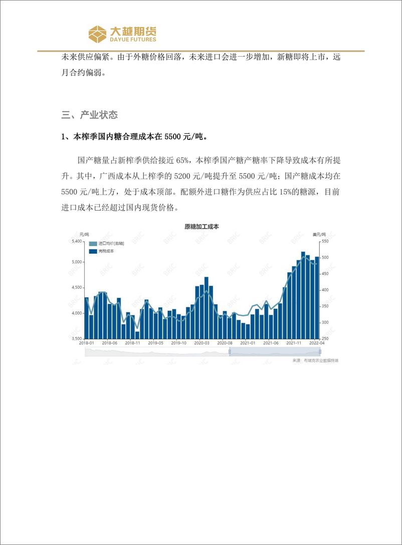 《白糖交易策略：主力换月，远月偏弱-20220801-大越期货-15页》 - 第8页预览图