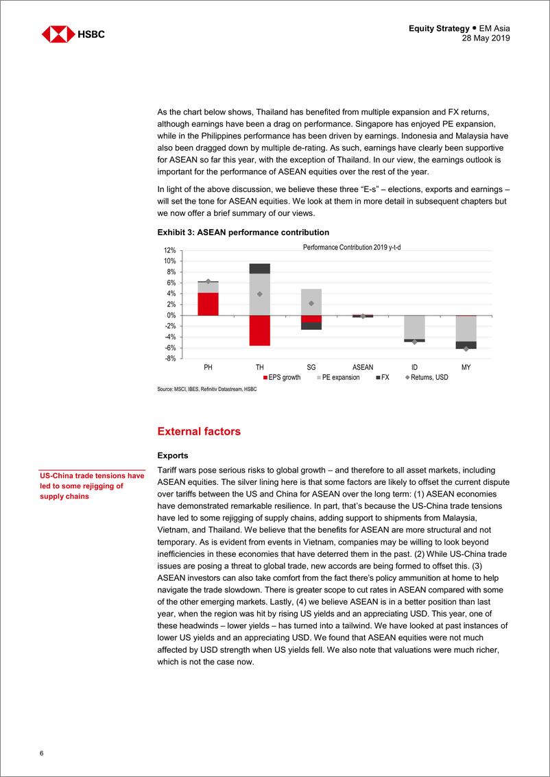 《汇丰银行-亚太地区-股票策略-东盟股票策略：为什么我们认为东盟可以在困难时期坚持下去？-2019.5.28-45页》 - 第7页预览图