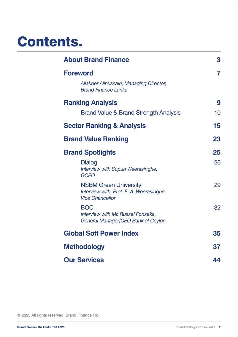 《品牌价值-斯里兰卡最有价值和最强大品牌100强的2023年度报告（英）-2023.7-49页》 - 第3页预览图