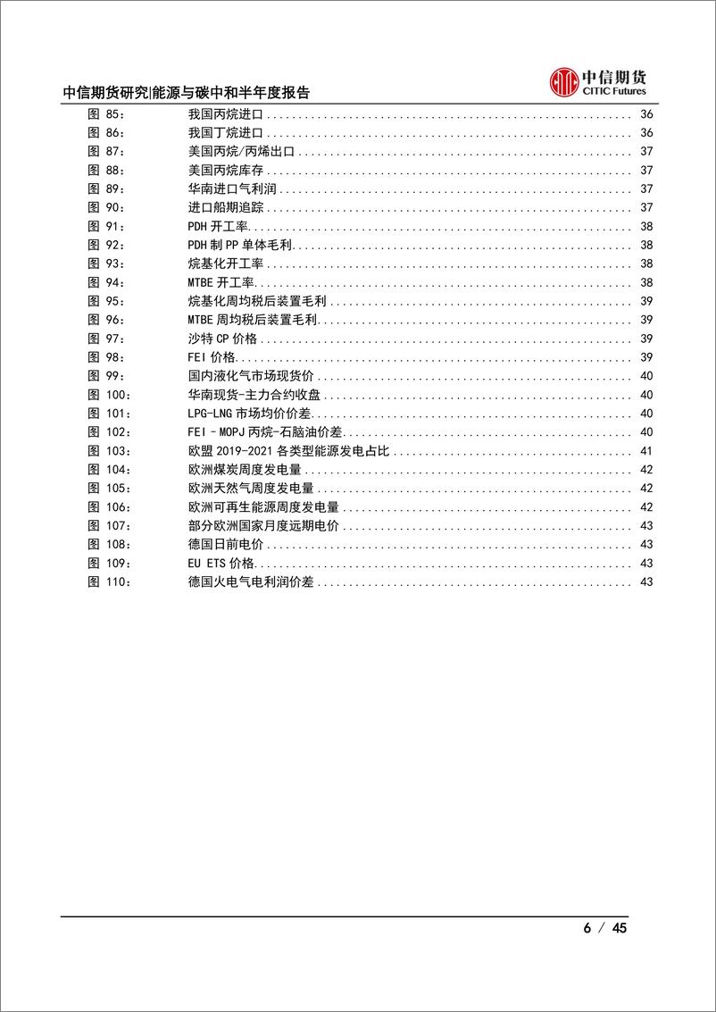 《能源与碳中和半年度报告：供应扰动频发而需求支撑犹存，全球能源价格谋定而后动-20220627-中信期货-45页》 - 第7页预览图