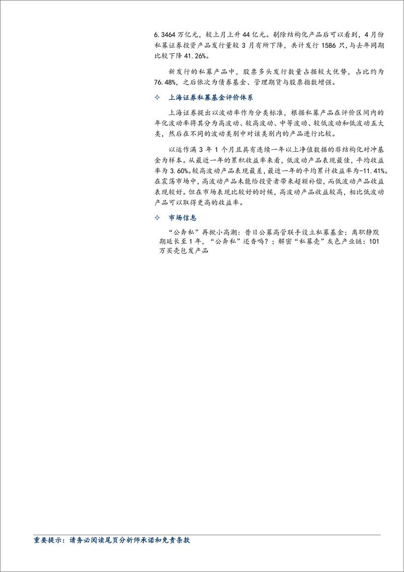 《2022年4月对冲基金报告：4月私募业绩强于上证综指，债券基金收益最佳-20220531-上海证券-18页》 - 第3页预览图