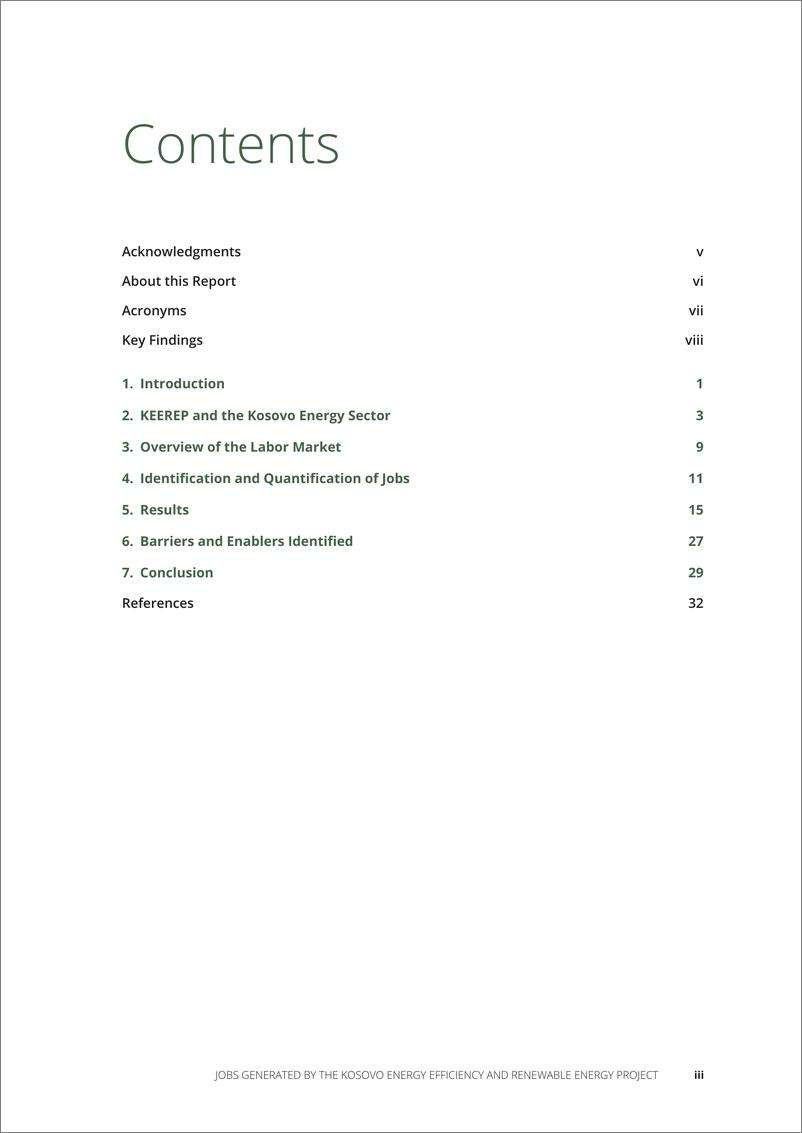 《世界银行-科索沃能源效率和可再生能源项目创造的就业机会：清洁能源转型创造就业机会的潜力（英）-2024-42页》 - 第4页预览图