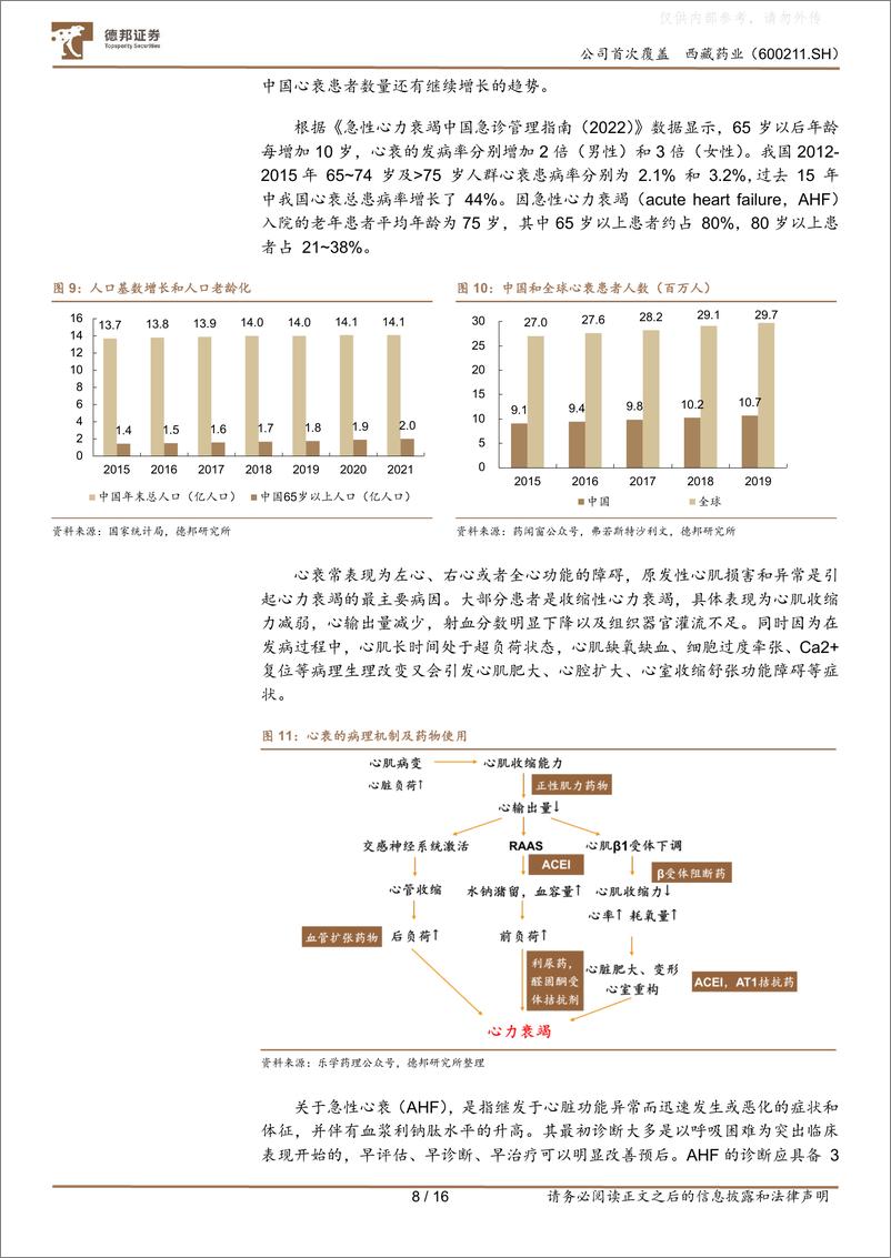 《德邦证券-西藏药业(600211)新活素快速放量，被低估的心衰生物药龙头-230224》 - 第8页预览图