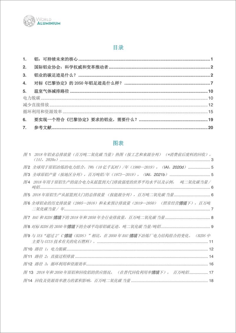 《2050年铝业温室气体排放路》 - 第3页预览图