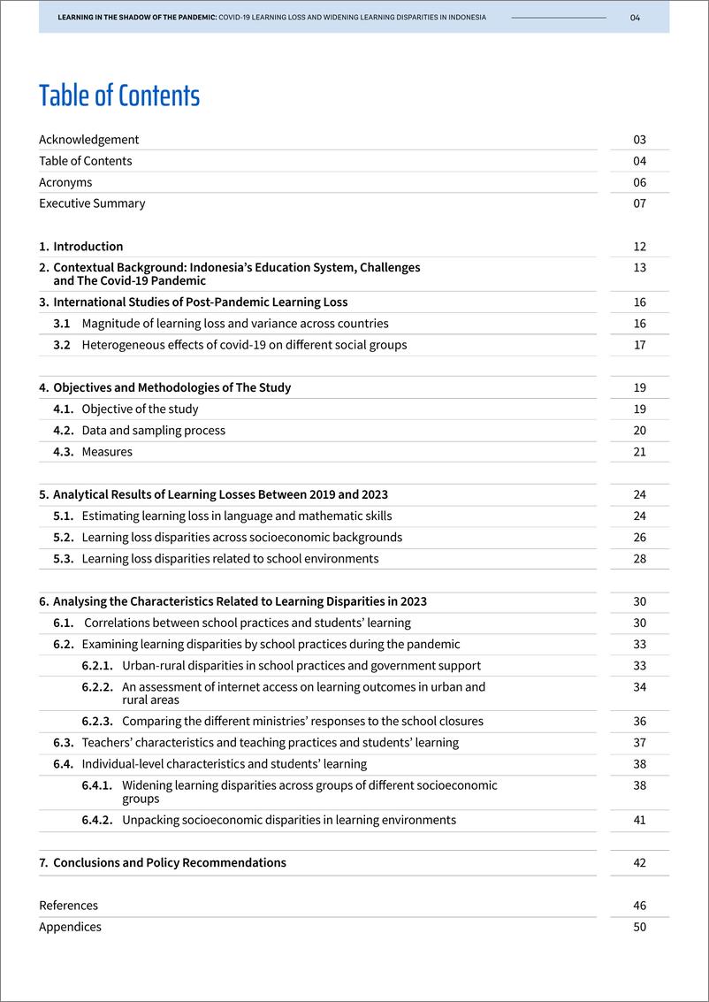 《世界银行-大流行病阴影下的学习：新冠肺炎学习损失与印度尼西亚学习差距扩大（英）-2024-69页》 - 第4页预览图