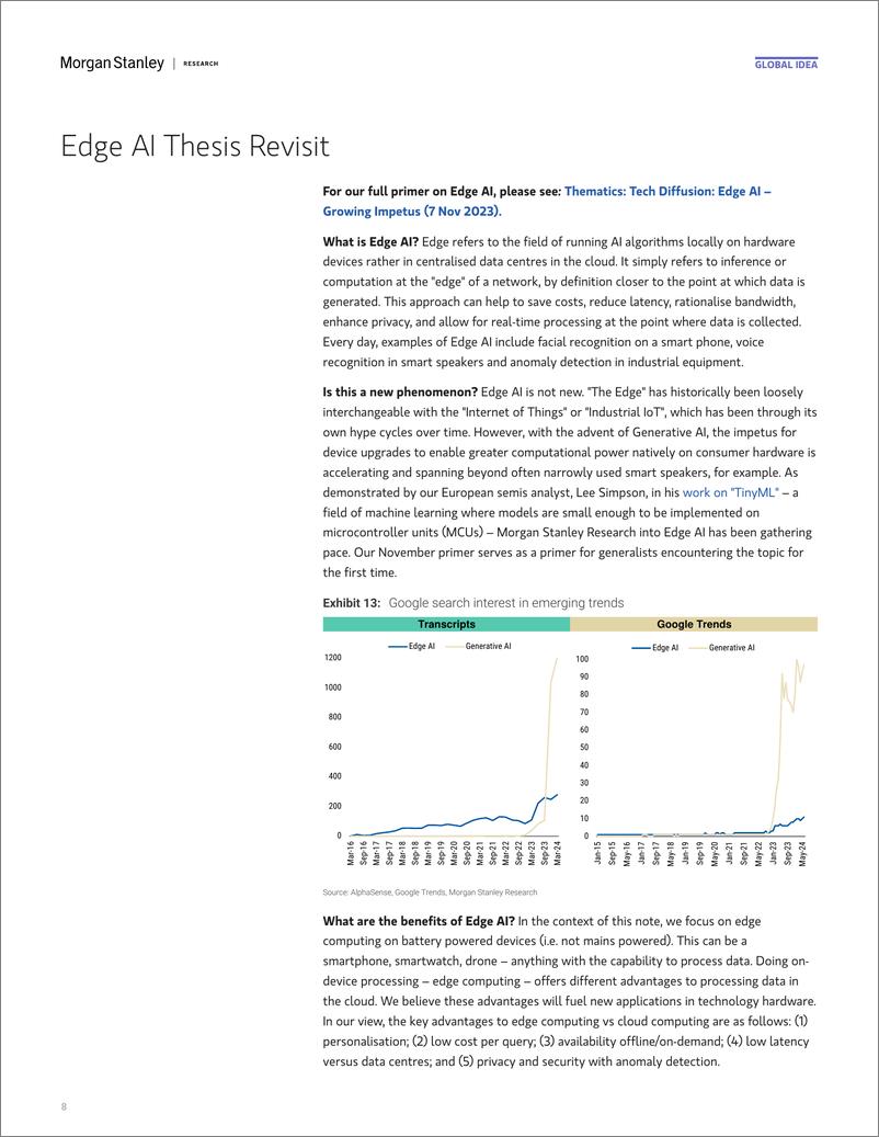 《Morgan Stanley-Thematics Edge AI The Catalyst We Needed-108829075》 - 第8页预览图