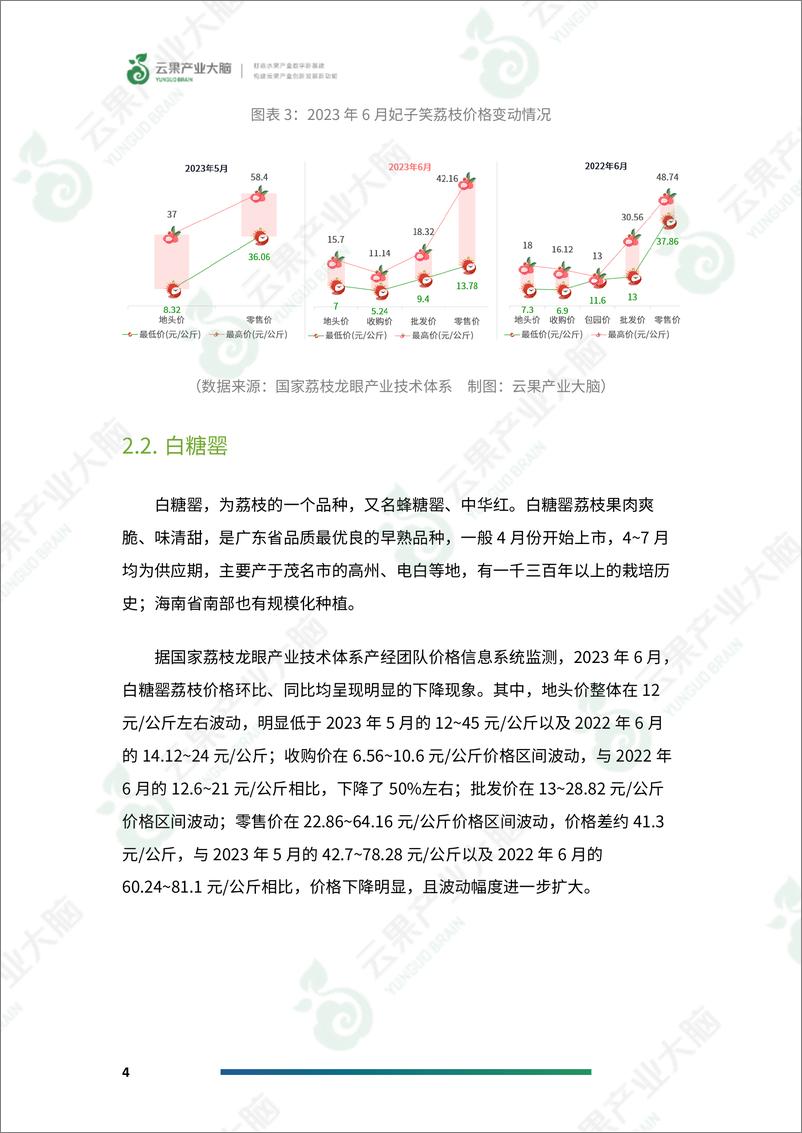 《云果-中国荔枝市场动态监测（2023年6月）-21页》 - 第7页预览图