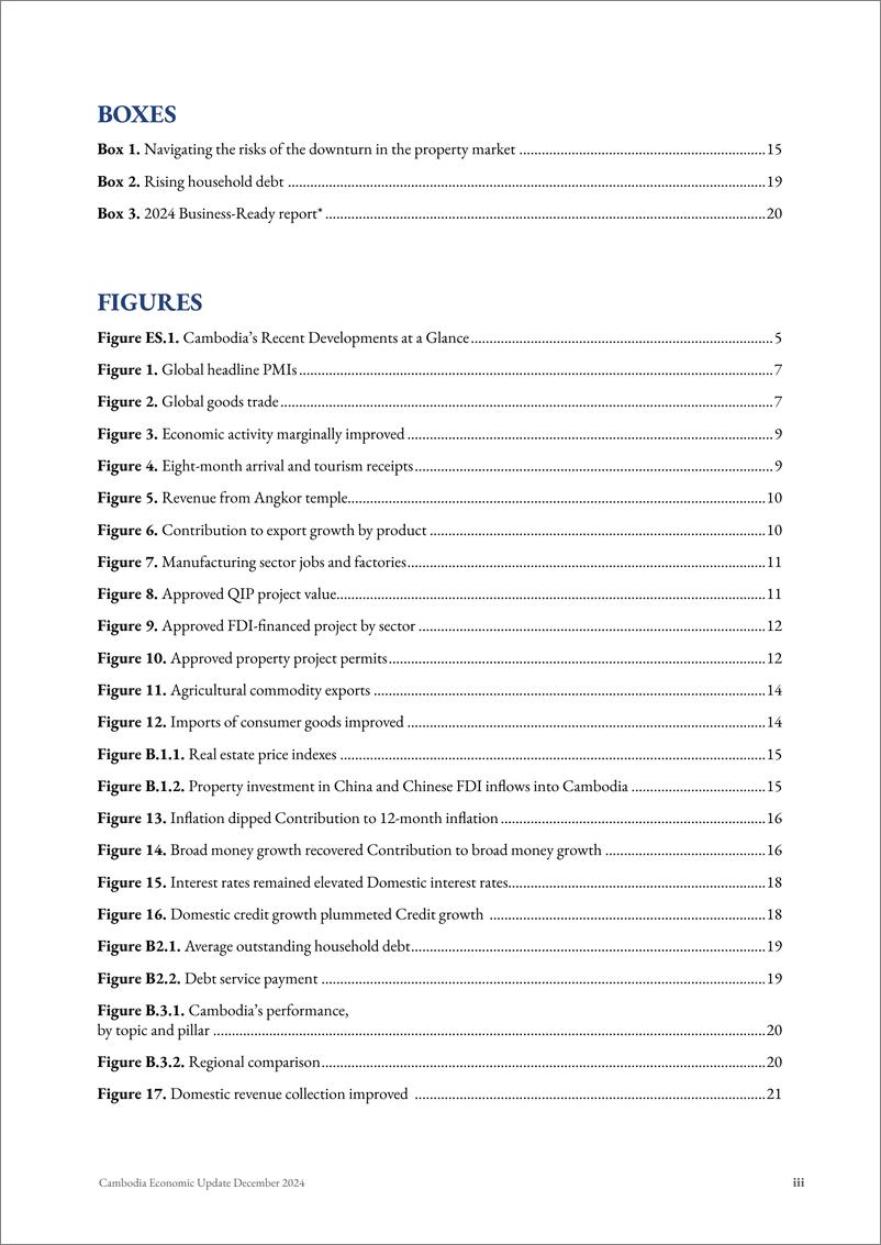 《世界银行-柬埔寨经济更新，2024年12月：从复苏到韧性——利用旅游业和贸易作为增长动力（英）-2024-58页》 - 第5页预览图