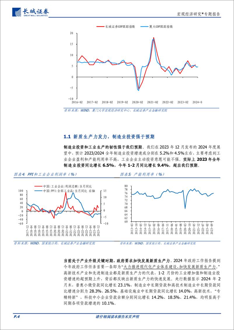 《宏观经济研究：2024年二季度中国经济展望-240325-长城证券-13页》 - 第4页预览图