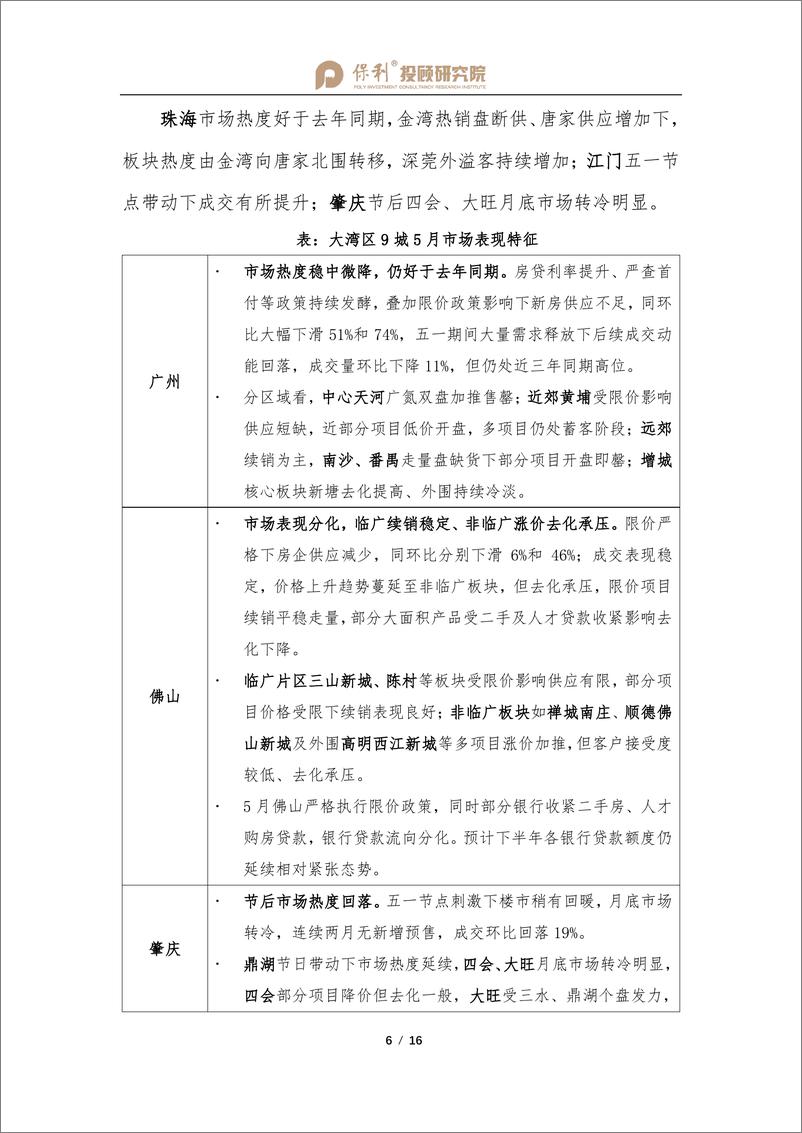 《保利投顾研究院-大湾区房地产行业月报（5月刊）-2021.6-16页》 - 第8页预览图