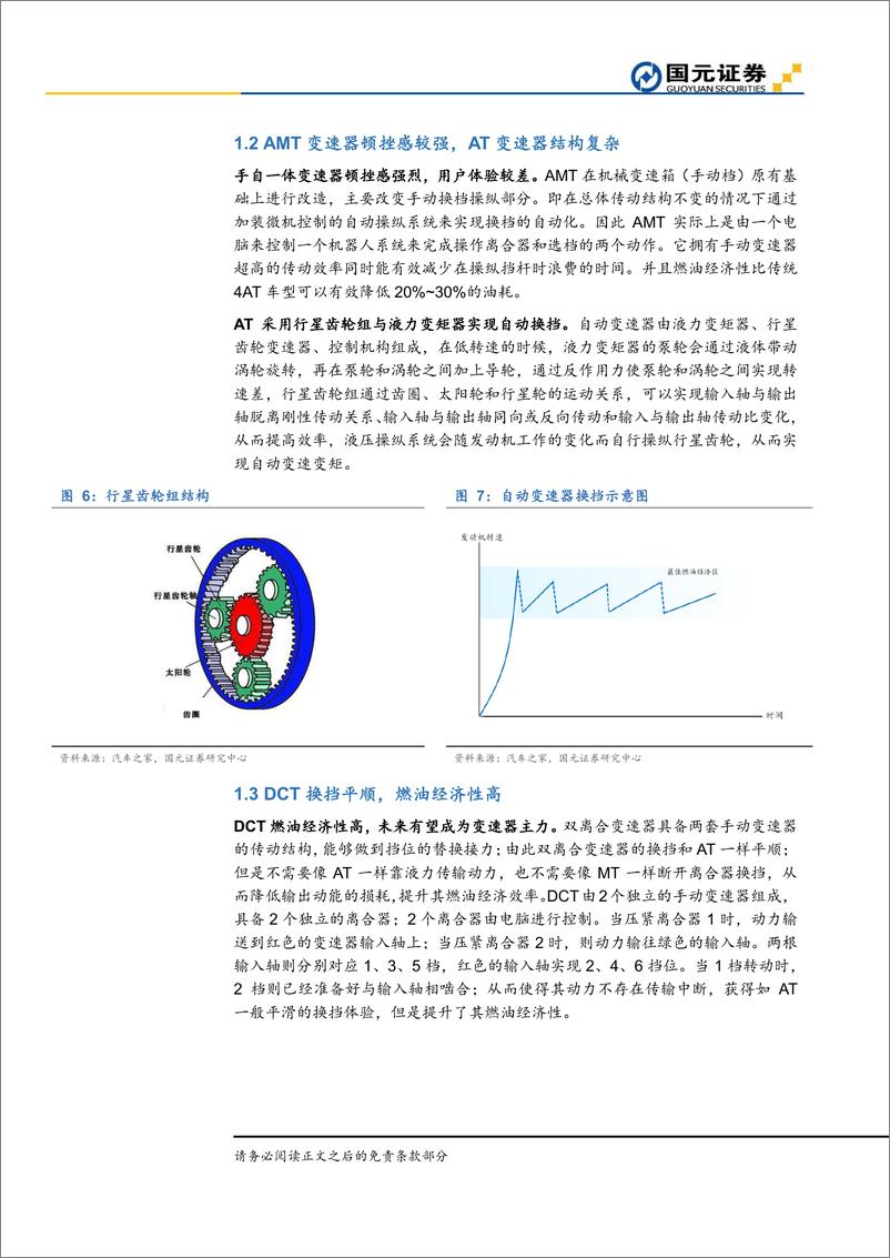 《汽车与汽车零部件行业自动变速器行业深度报告：渗透提升，自动变行业直面爆发-20190111-国元证券-27页》 - 第8页预览图