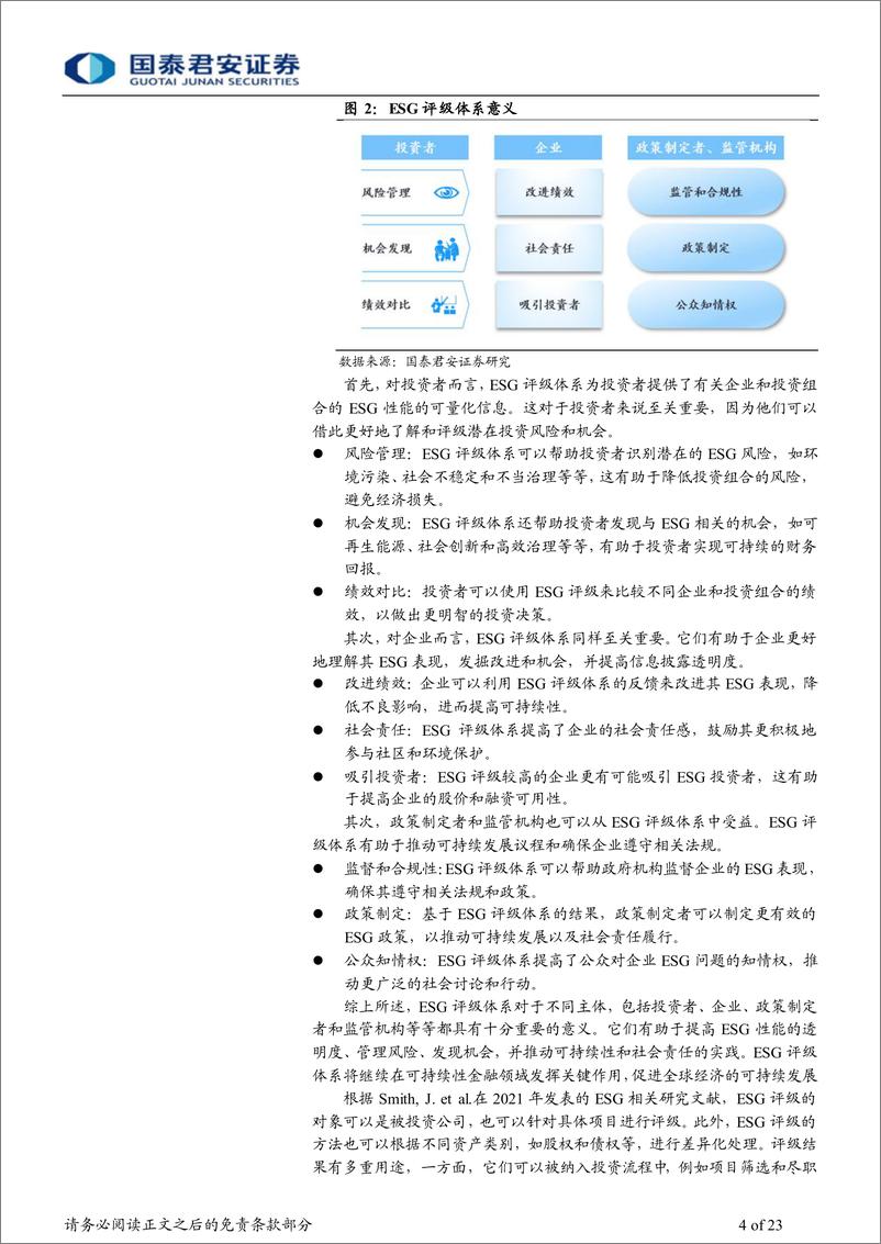 《综合金融行业专题：绿色金融和ESG系列专题报告之评级机构篇，他山之石，国际主流ESG评级体系的对比研究与启示-20231105-国泰君安-23页》 - 第5页预览图