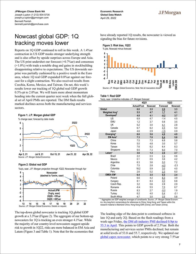 《J.P. 摩根-全球宏观策略之全球宏观数据观察-2022.4.29-85页》 - 第8页预览图