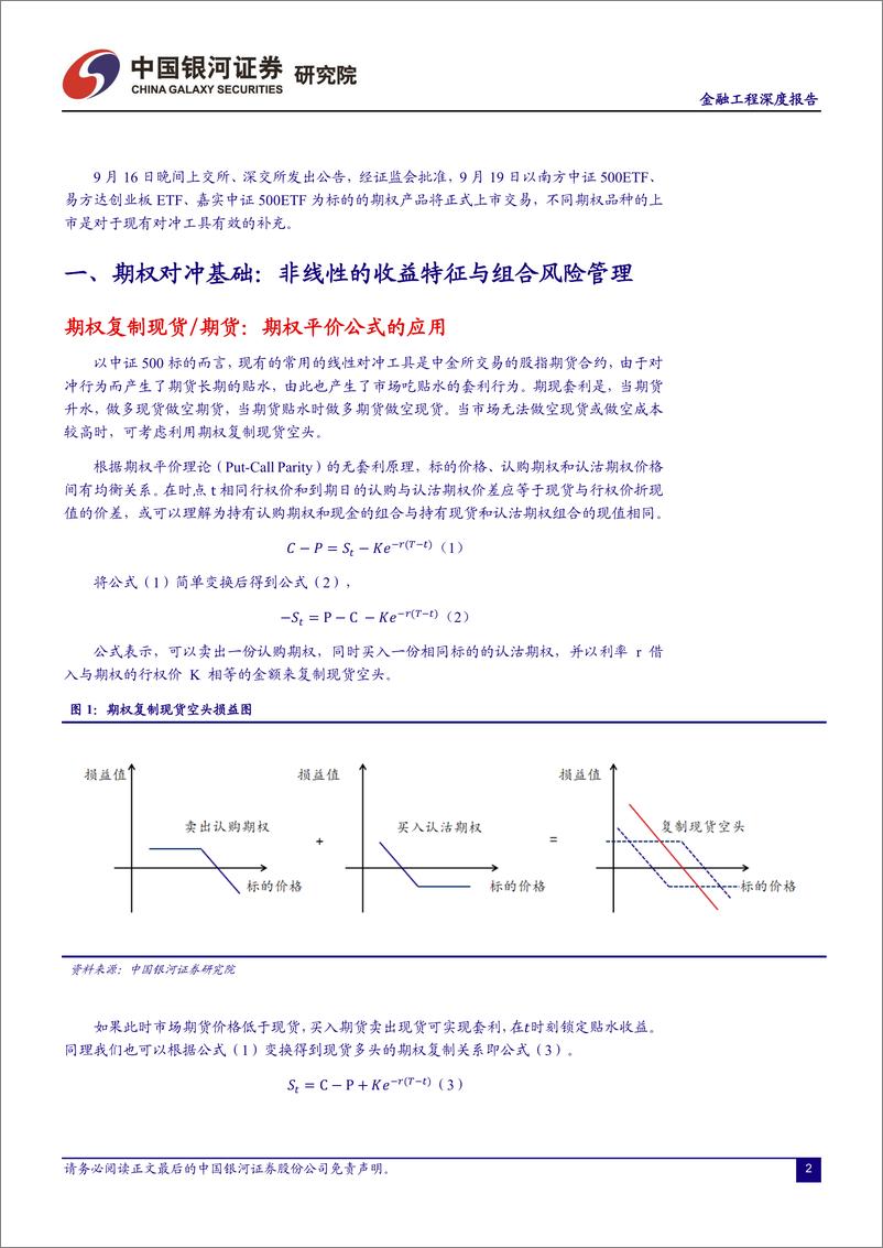 《金融工程深度报告：利用场内期权实现对冲操作的逻辑和方法-20220918-银河证券-21页》 - 第4页预览图