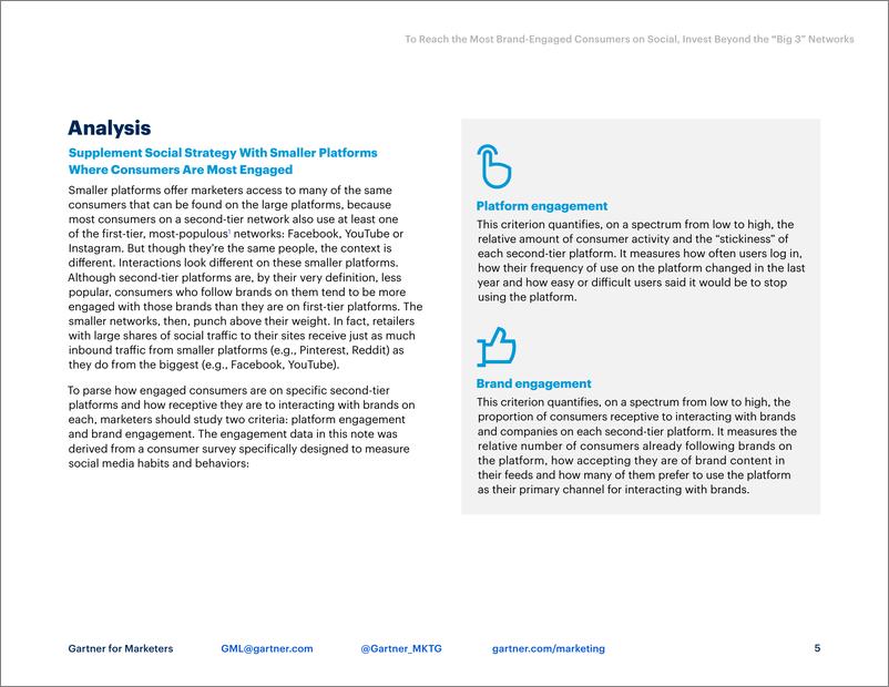 《Gartner-要在社交网络上接触到最具品牌影响力的消费者，请超越“三大”网络进行投资（英）-2023-15页》 - 第6页预览图