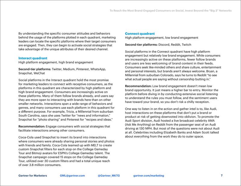 《Gartner-要在社交网络上接触到最具品牌影响力的消费者，请超越“三大”网络进行投资（英）-2023-15页》 - 第8页预览图