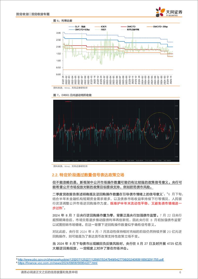 《货币政策调控新框架专题(一)：如何跟踪解读OMO投放变化？-241120-天风证券-13页》 - 第6页预览图