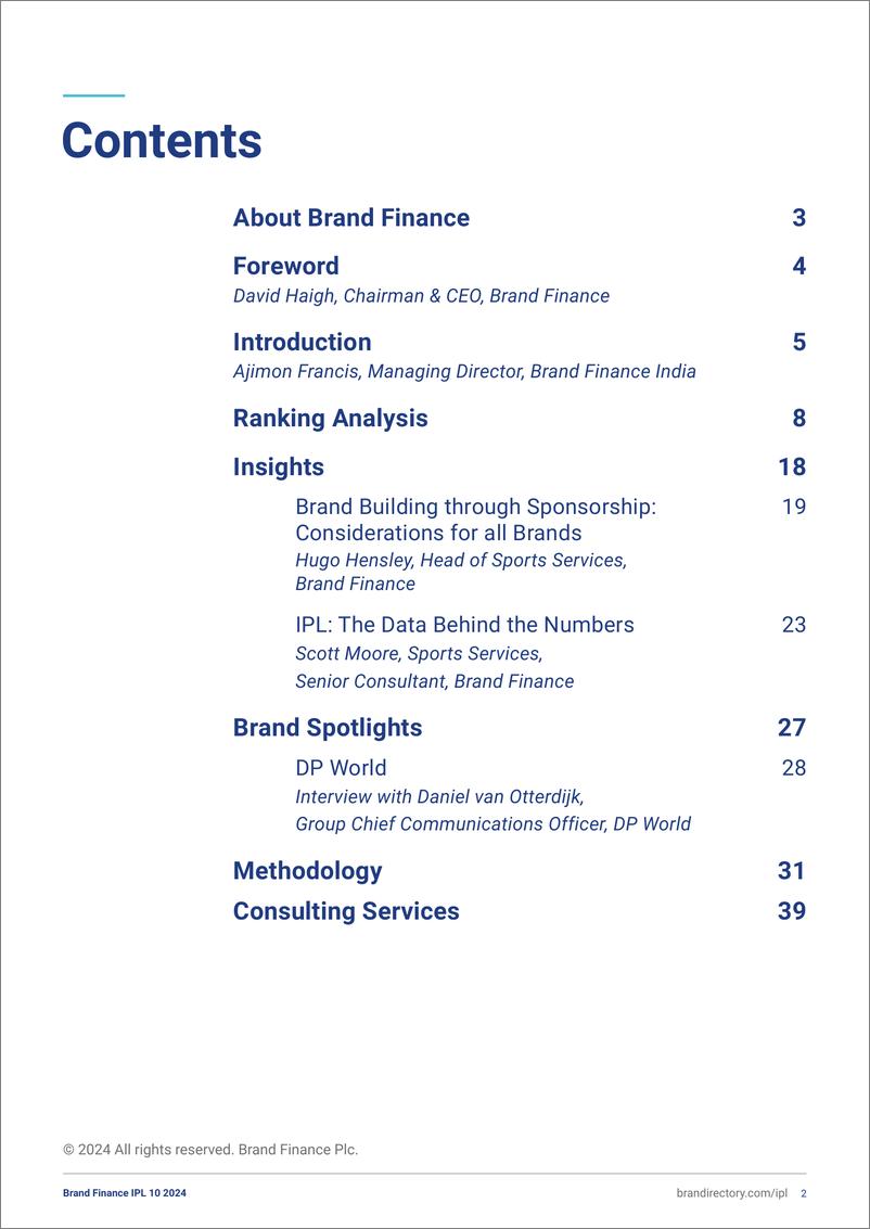 《Brand Finance_2024年IPL品牌榜报告_英文版_》 - 第2页预览图