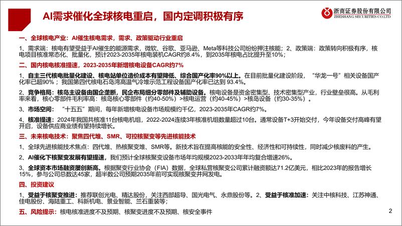 《核电设备行业系列深度报告一_AI需求催化全球核电重启_国内定调积极有序》 - 第2页预览图